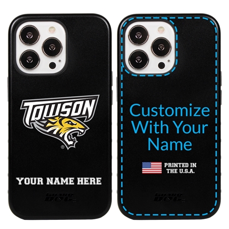 Collegiate  Case for iPhone 13 Pro - Towson Tigers  (Black Case)

