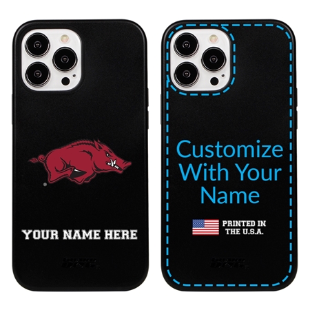 Collegiate  Case for iPhone 13 Pro Max - Arkansas Razorbacks  (Black Case)
