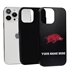 Collegiate  Case for iPhone 13 Pro Max - Arkansas Razorbacks  (Black Case)
