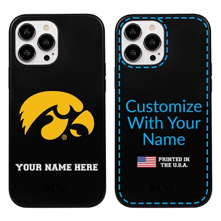 Collegiate Case for iPhone 13 Pro Max - Iowa Hawkeyes  (Black Case)
