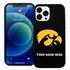 Collegiate  Case for iPhone 13 Pro Max - Iowa Hawkeyes  (Black Case)
