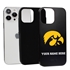 Collegiate  Case for iPhone 13 Pro Max - Iowa Hawkeyes  (Black Case)
