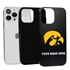 Collegiate  Case for iPhone 13 Pro Max - Iowa Hawkeyes  (Black Case)
