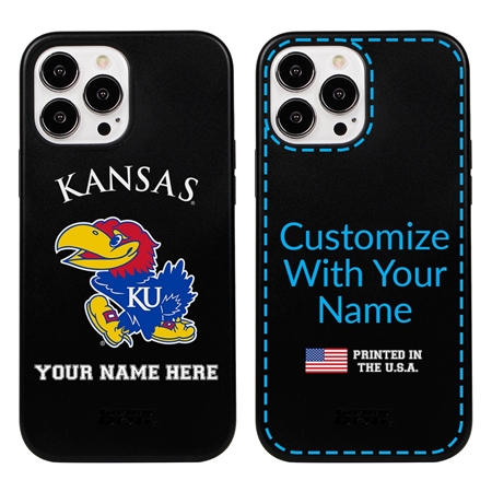 Collegiate  Case for iPhone 13 Pro Max - Kansas Jayhawks  (Black Case)
