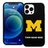 Collegiate  Case for iPhone 13 Pro Max - Michigan Wolverines  (Black Case)
