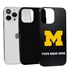 Collegiate  Case for iPhone 13 Pro Max - Michigan Wolverines  (Black Case)
