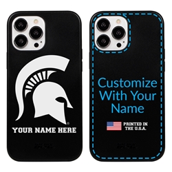 
Collegiate  Case for iPhone 13 Pro Max - Michigan State Spartans  (Black Case)