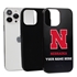 Collegiate  Case for iPhone 13 Pro Max - Nebraska Cornhuskers  (Black Case)
