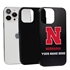 Collegiate  Case for iPhone 13 Pro Max - Nebraska Cornhuskers  (Black Case)
