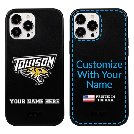 Collegiate  Case for iPhone 13 Pro Max - Towson Tigers  (Black Case)
