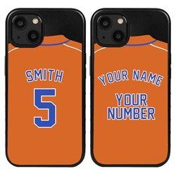 
Personalized Baseball Jersey Case for iPhone 13 Mini – Hybrid – (Black Case)