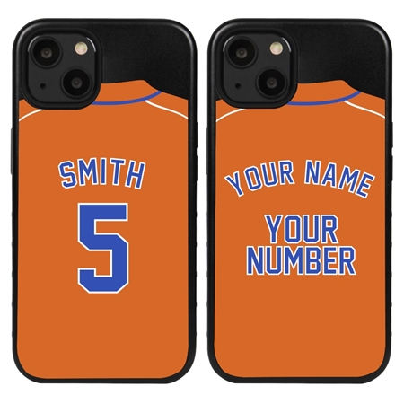 Personalized Baseball Jersey Case for iPhone 13 Mini (Black Case)
