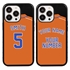 Personalized Baseball Jersey Case for iPhone 13 Pro – Hybrid – (Black Case)
