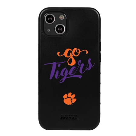 Guard Dog Clemson Tigers - Go Tigers Hybrid Case for iPhone 13 Mini
