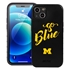 Guard Dog Michigan Wolverines - Go Blue Hybrid Case for iPhone 13 Mini

