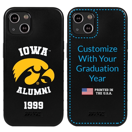 Collegiate Alumni Case for iPhone 13 Mini - Hybrid Iowa Hawkeyes - Personalized
