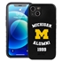 Collegiate Alumni Case for iPhone 13 Mini - Hybrid Michigan Wolverines - Personalized
