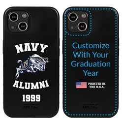 
Collegiate Alumni Case for iPhone 13 Mini - Hybrid Navy Midshipmen - Personalized