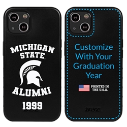 
Collegiate Alumni Case for iPhone 13 - Hybrid Michigan State Spartans - Personalized