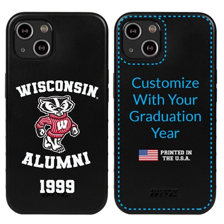 Collegiate Alumni Case for iPhone 13 - Hybrid Wisconsin Badgers - Personalized
