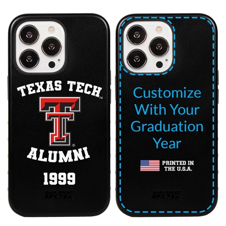 Collegiate Alumni Case for iPhone 13 Pro - Hybrid Texas Tech Red Raiders - Personalized
