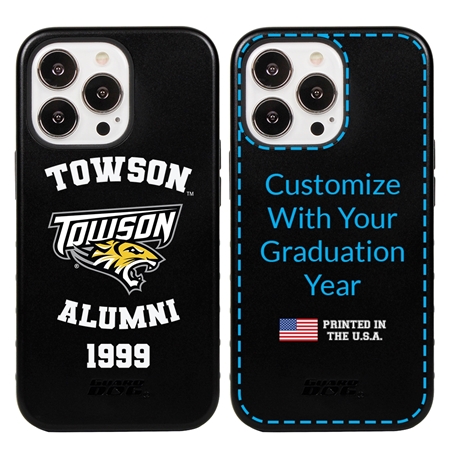 Collegiate Alumni Case for iPhone 13 Pro - Hybrid Towson Tigers - Personalized
