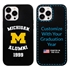 Collegiate Alumni Case for iPhone 13 Pro Max - Hybrid Michigan Wolverines - Personalized
