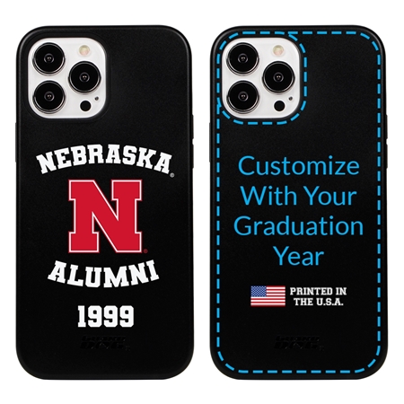 Collegiate Alumni Case for iPhone 13 Pro Max - Hybrid Nebraska Cornhuskers - Personalized
