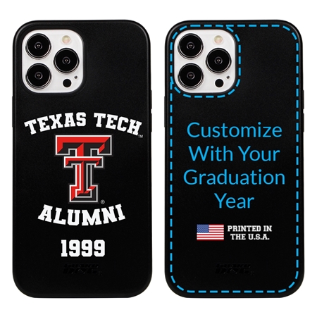 Collegiate Alumni Case for iPhone 13 Pro Max - Hybrid Texas Tech Red Raiders - Personalized
