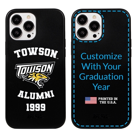 Collegiate Alumni Case for iPhone 13 Pro Max - Hybrid Towson Tigers - Personalized
