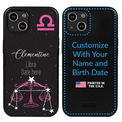 
Zodiac Astrology Case for iPhone 13 Mini - Hybrid - Libra - Personalized