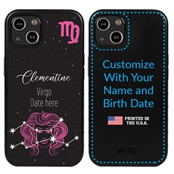 
Zodiac Astrology Case for iPhone 13 Mini - Hybrid - Virgo - Personalized