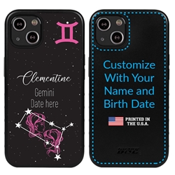 
Zodiac Astrology Case for iPhone 13 - Hybrid - Gemini - Personalized