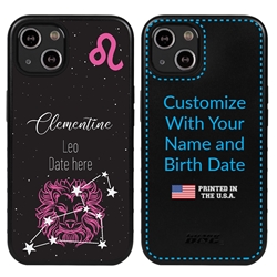 
Zodiac Astrology Case for iPhone 13 - Hybrid - Leo - Personalized
