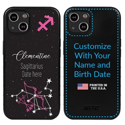 
Zodiac Astrology Case for iPhone 13 - Hybrid - Sagittarius - Personalized
