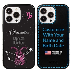 
Zodiac Astrology Case for iPhone 13 Pro - Hybrid - Capricorn - Personalized