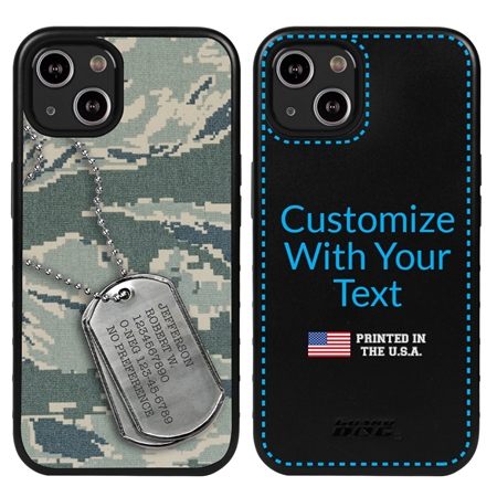 Military Case for iPhone 13 Mini - Hybrid - DogTag ABU Camo
