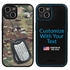 Military Case for iPhone 13 Mini - Hybrid - Silencer DogTag Ops Camo
