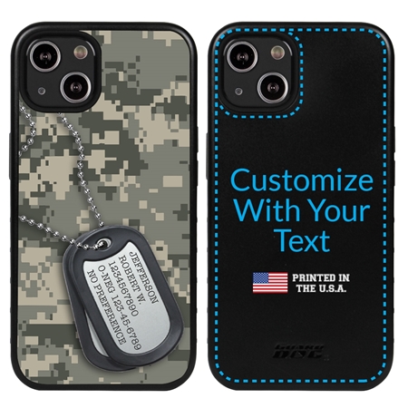 Military Case for iPhone 13 Mini - Hybrid - Silencer DogTag UCP Camo
