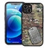 Military Case for iPhone 13 - Hybrid - DogTag Ops Camo
