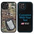 Military Case for iPhone 13 - Hybrid - Silencer DogTag Ops Camo
