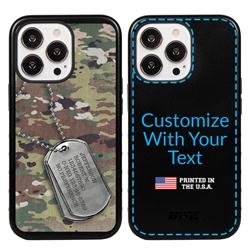 
Military Case for iPhone 13 Pro - Hybrid - DogTag Ops Camo