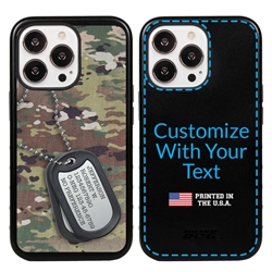 
Military Case for iPhone 13 Pro - Hybrid - Silencer DogTag Ops Camo