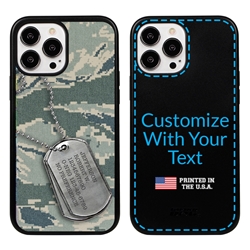
Military Case for iPhone 13 Pro Max - Hybrid - DogTag ABU Camo