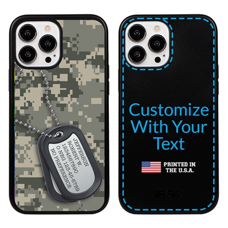 Military Case for iPhone 13 Pro Max - Hybrid - Silencer DogTag UCP Camo
