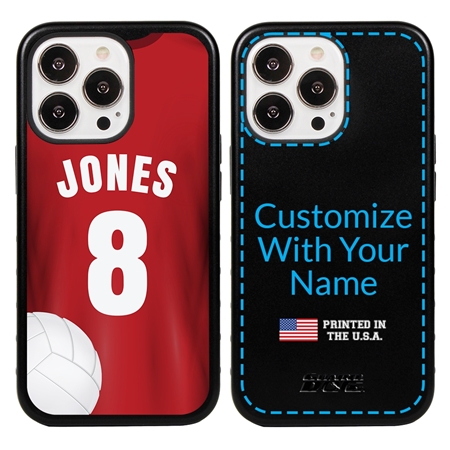 Custom Volleyball Jersey Case for iPhone 13 Pro - Hybrid (Full Color Jersey)
