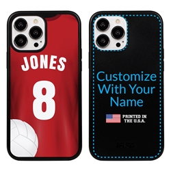 
Custom Volleyball Jersey Case for iPhone 13 Pro Max - Hybrid (Full Color Jersey)