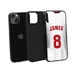 Custom Volleyball Jersey Case for iPhone 13 Mini (White Jersey)
