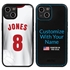 Custom Volleyball Jersey Case for iPhone 13 - Hybrid (White Jersey)
