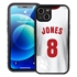 Custom Volleyball Jersey Case for iPhone 13 - Hybrid (White Jersey)
